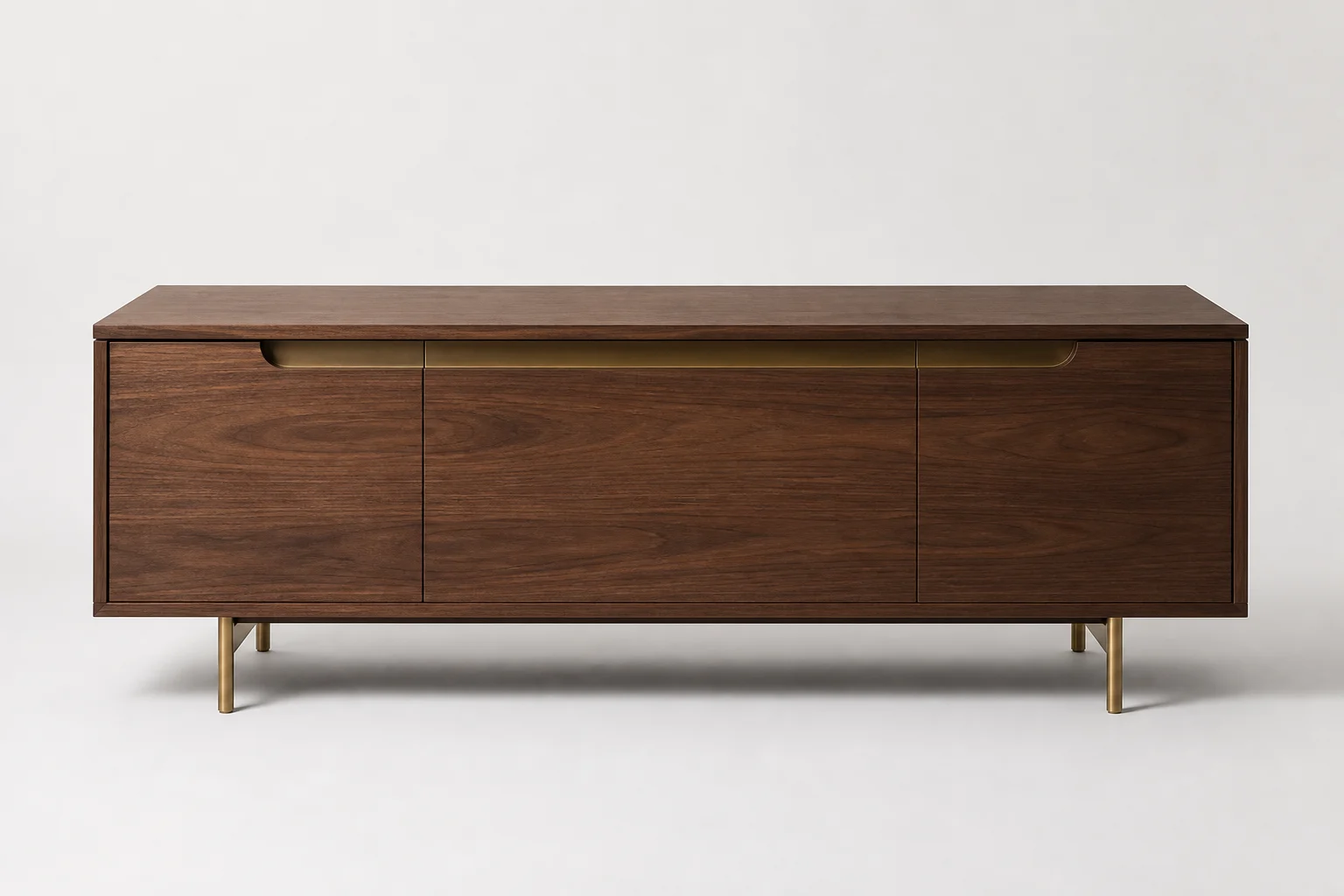 Walnut sideboard sample used as a wood and veneer finish reference from MWL Group